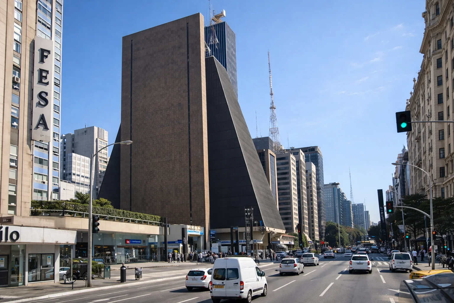Edifício Comercial FIESP — restauração de fachada Avenida Paulista SP