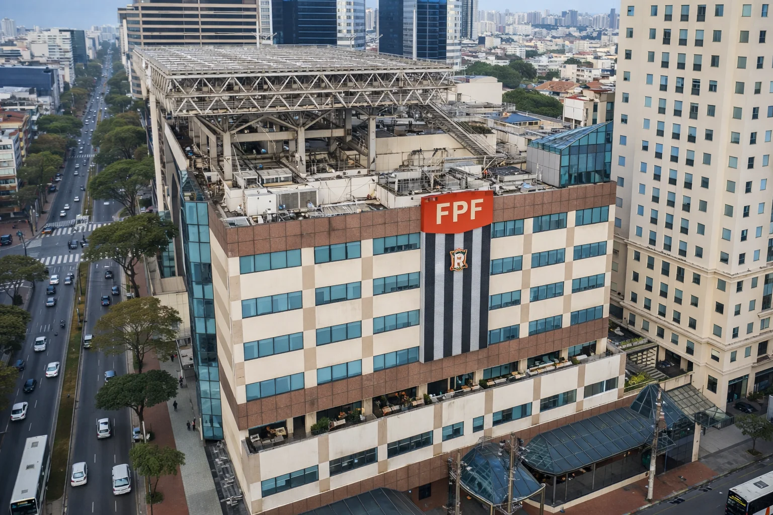 Federação Paulista de Futebol — restauração de fachada Barra Funda SP